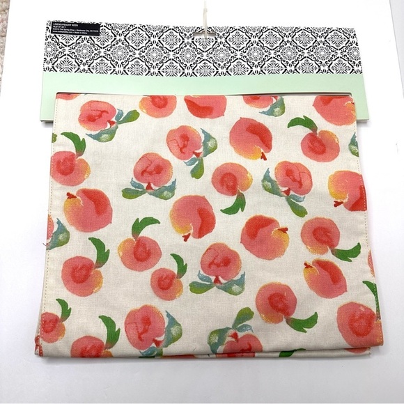 Spring Peach Table Runner Peachy Keen 14in x 72in Linens New Kitchen Dining - Picture 2 of 6
